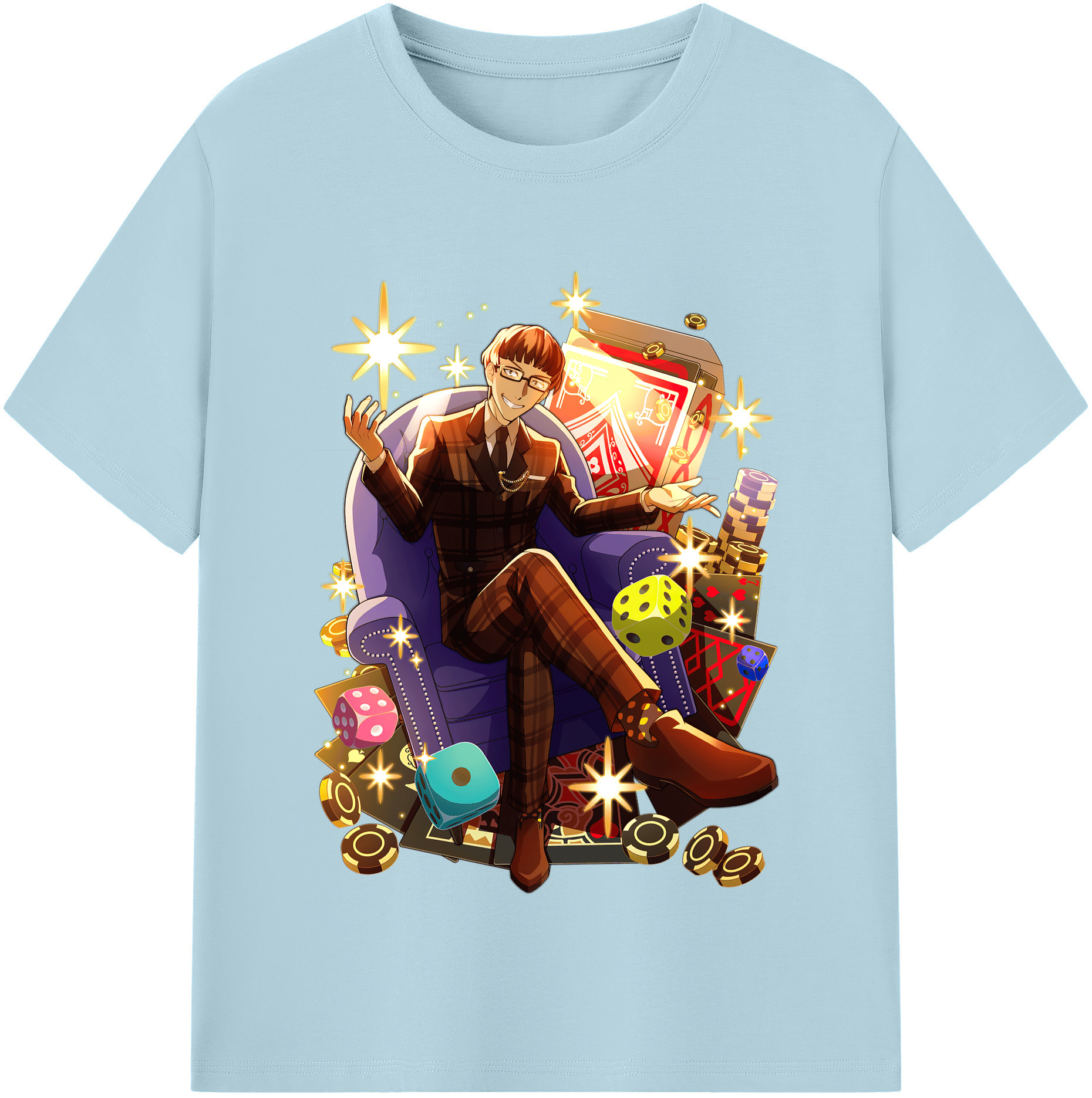 （画像用） 文豪ストレイドッグス Bungo Stray Dogs 綿100％半袖Tシャツ（フロントプリント）
